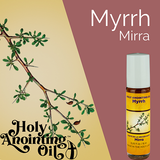 Myrrh Anointing Oil from Israel, Deluxe Gift Box Set - Gold
