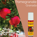 Pomegranate Anointing Oil from Israel, Deluxe Gift Box Set - Gold