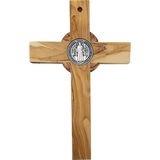 Saint Benedict 8" Wall Cross - Extra Large back