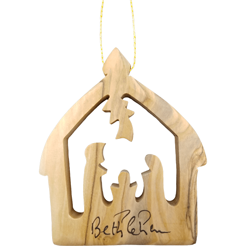 Olive Wood Bethlehem Nativity 3