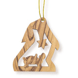 Olive Wood Christmas Ornaments Pack of 10