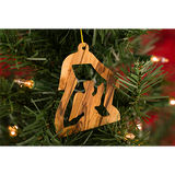 Angel 2D Ornament - Holy Land Olive Wood