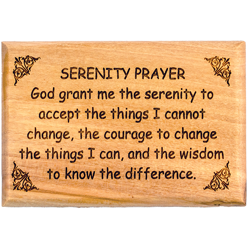 Bible Verse Fridge Magnets, Serenity Prayer, 1.6