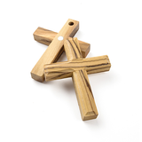 Olive Wood Cross Magnet with Hanging Hole