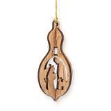 Nativity & Barn Animals, 3D Olive Wood Christmas Ornament