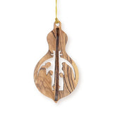 Wise Men & Star, 3D Olive Wood Christmas Ornament