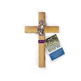 Olive Wood First Communion Cross for Boys