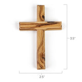 Simple Olive Wood Cross