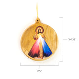 Thick Round Icon Ornament – Jesus Divine Mercy