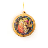 Thick Round Icon Ornament – Holy Family Home