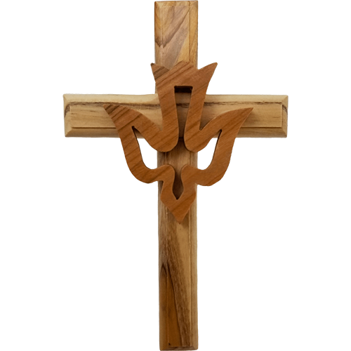 Wall Cross with Holy Spirit Dove