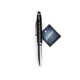 Isaiah 40:31 Deluxe Scripture Pen with Stylus, LED Light and Scripture Card - Black