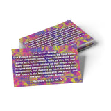 Children's Pass Along Scripture Cards - The Lord's Prayer, Pack of 25 - With Stand