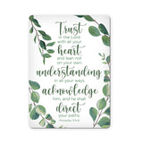 Trust in the Lord with all thine heart - Proverbs 3:5-6 - Scripture Magnet