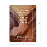 The Lord is My Rock - Psalm 18:2 - Scripture Magnet