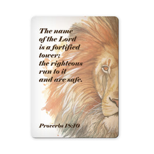 The Name of the Lord - Proverbs 18:10 - Scripture Magnet