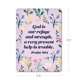 God is Our Refuge and Strength - Psalm 46:1 - Scripture Magnet