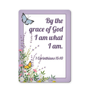 By the Grace of God I Am What I Am - 1 Corinthians 15:10 - Scripture Magnet