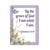 By the Grace of God I Am What I Am - 1 Corinthians 15:10 - Scripture Magnet